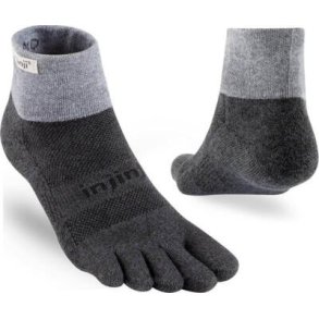 Injinji Trail Midweight Mini-Crew Xtralife Granite 