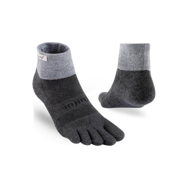 Injinji Trail Midweight Mini-Crew Xtralife Granite 