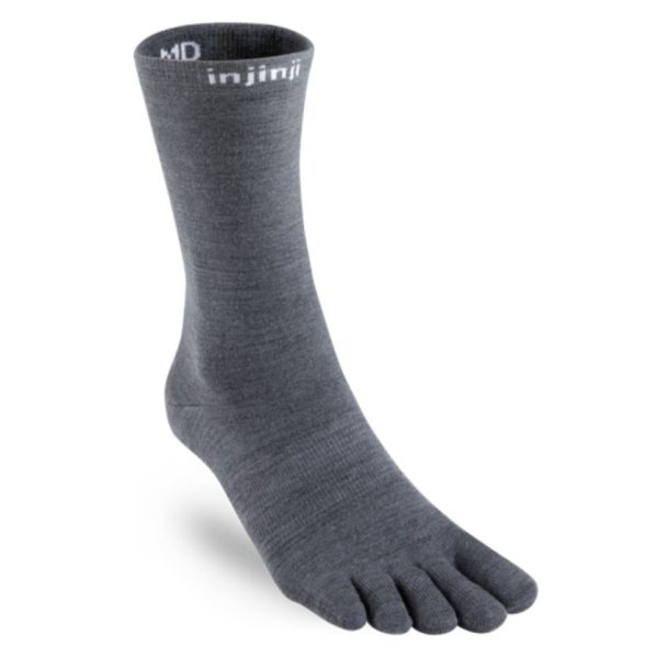 Injinji Liner Crew Nuwool Charcoal 