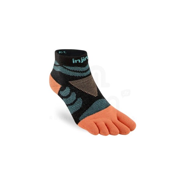 Injinji Womens UltraRun MiniCrew Tide